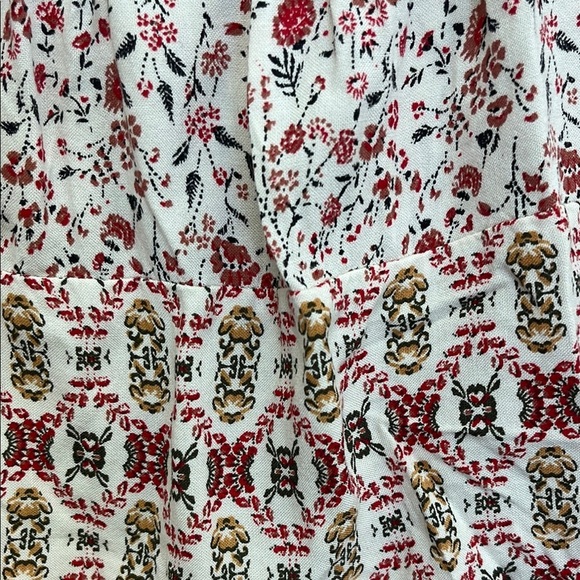 Japna Smocked Tiered strapless jumpsuit size medium - Picture 8 of 9